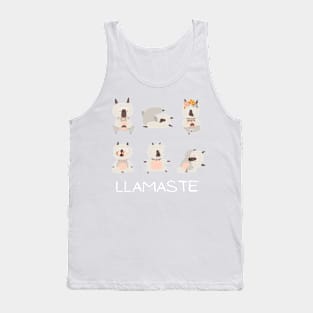 Just A Llama Who Loves Yoga - Cute Lama Yoga Pose Tank Top